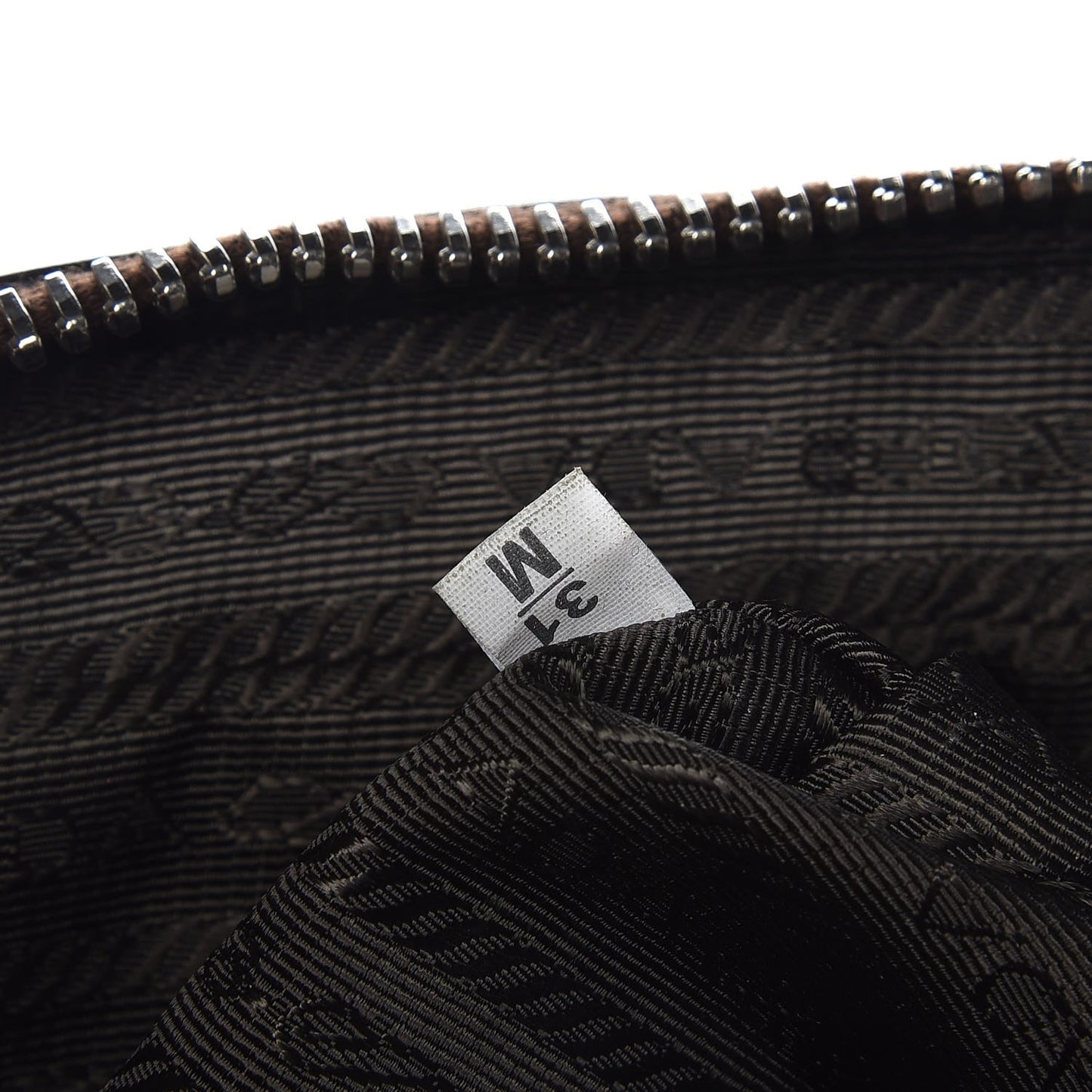 Drummed Calfskin Nano Luggage Liquorice