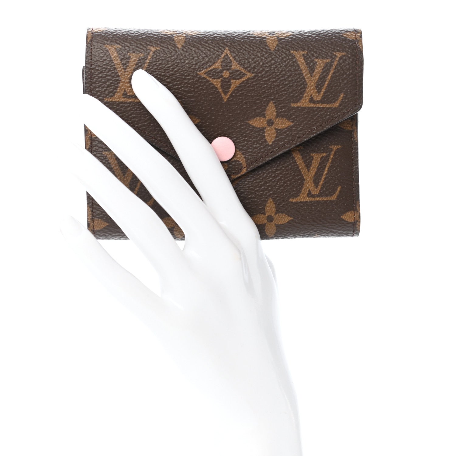 Louis Vuitton Monogram Victorine Wallet Rose Ballerine 2 of 8