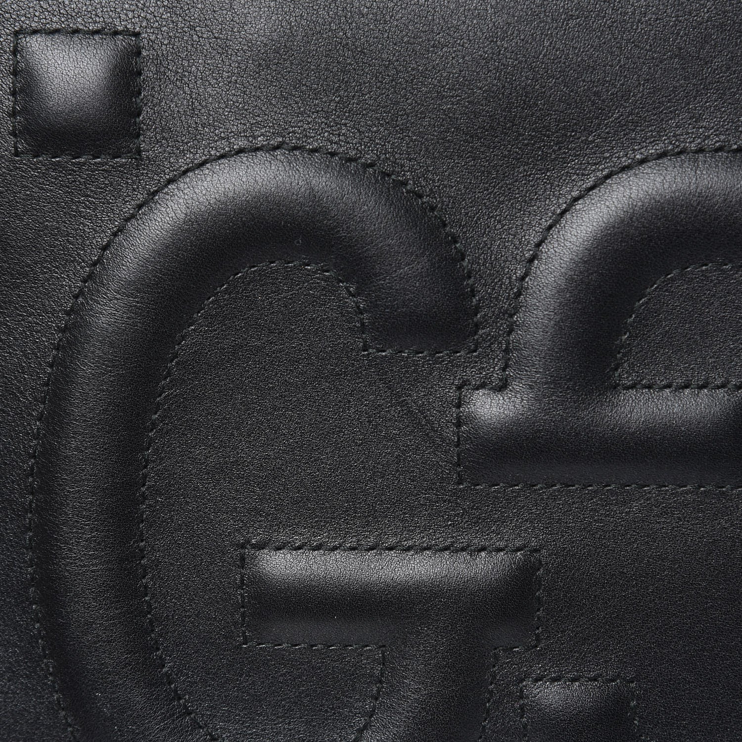 Gucci Apollo Calfskin GG Dadini Embroidered Chain Shoulder Tote Black 10 of 10