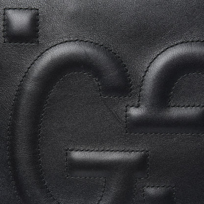 Gucci Apollo Calfskin GG Dadini Embroidered Chain Shoulder Tote Black 10 of 10