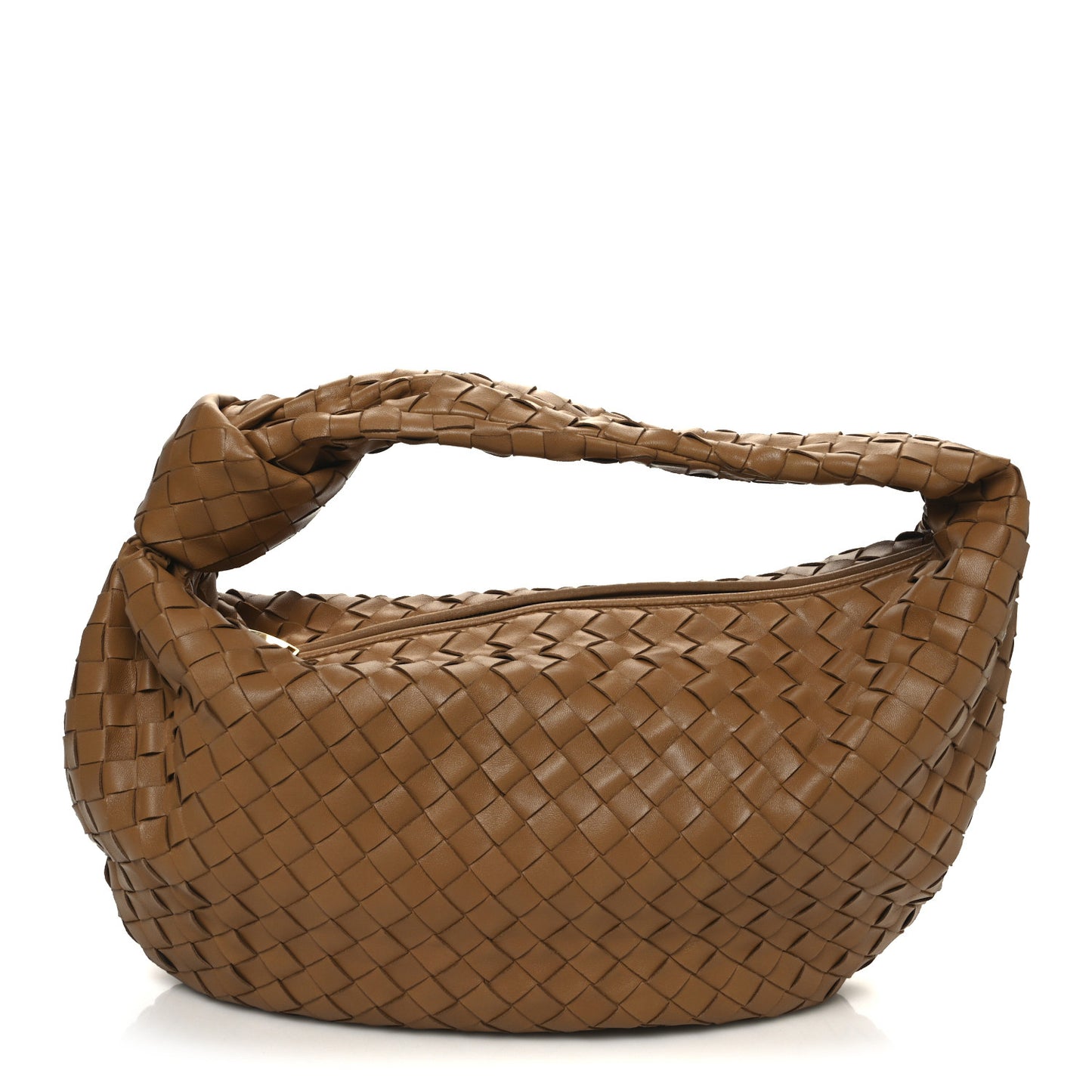 Nappa Intrecciato Medium Jodie Caramel