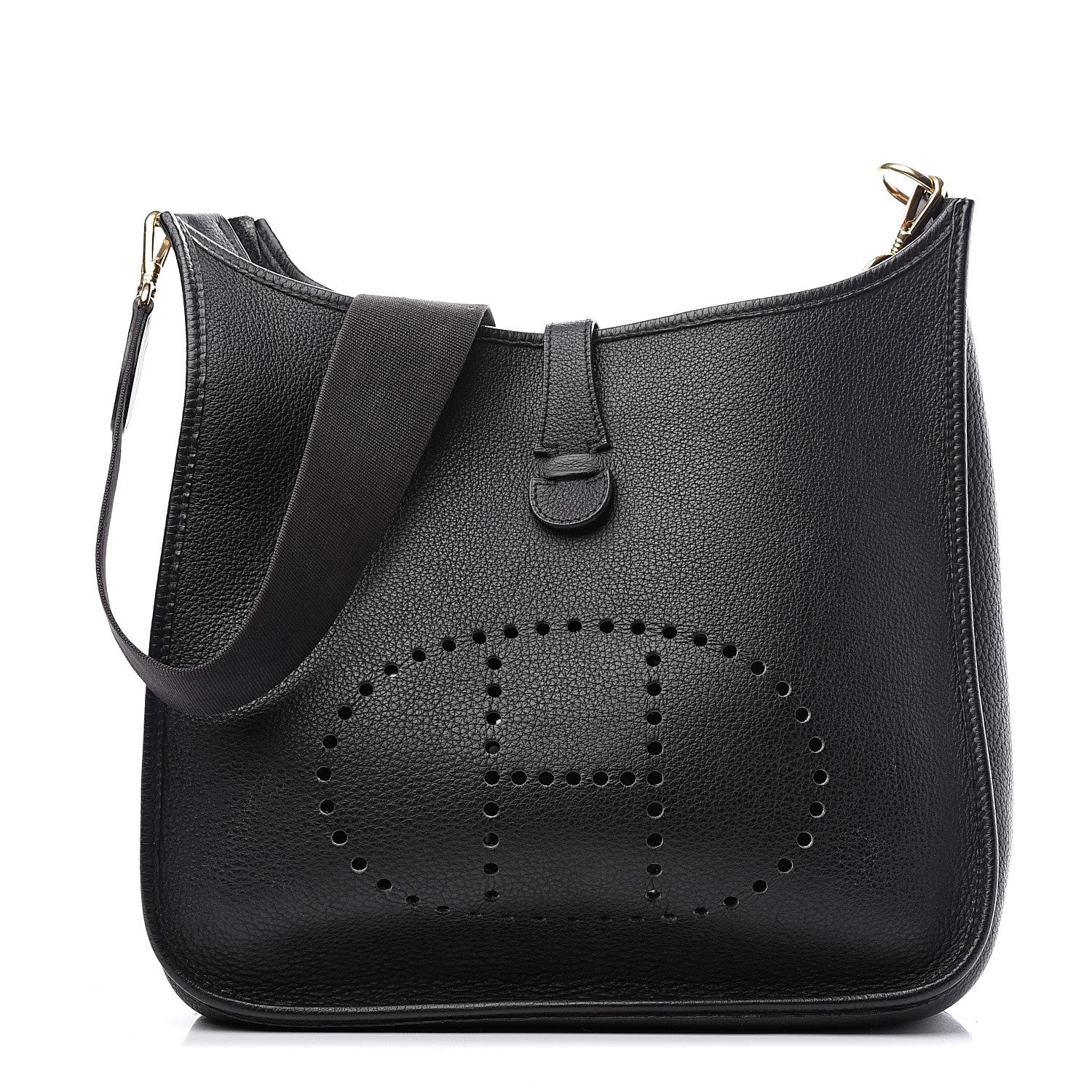 Hermes Taurillon Clemence Evelyne GM Black 1 of 9