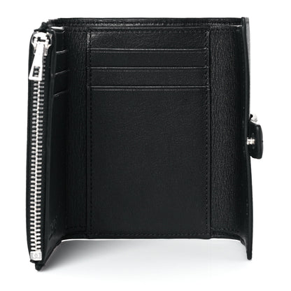 Loewe Grained Calfskin Small Vertical Wallet Black 6 of 9