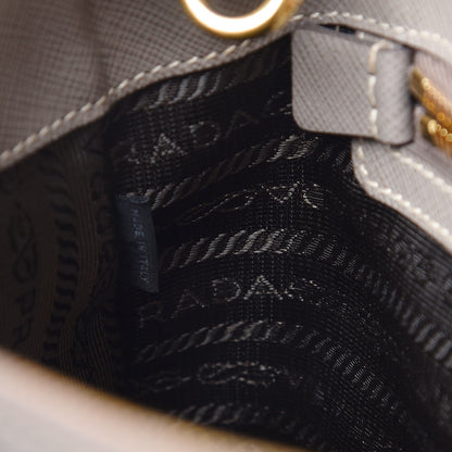 Prada Saffiano Lux Medium Tote Argilla 8 of 17