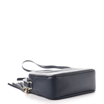 Gucci Pebbled Calfskin Small Soho Disco Bag Blue 4 of 7