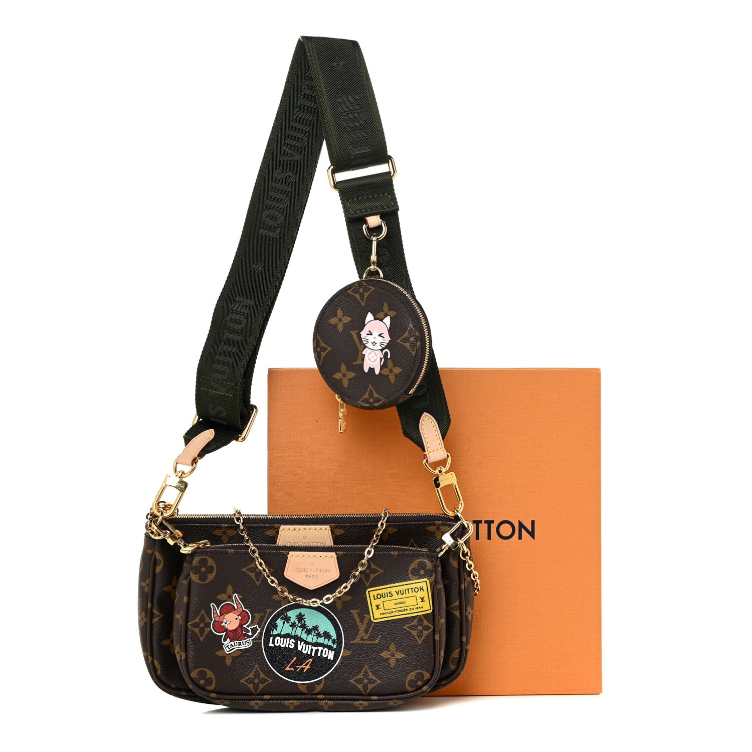 Louis Vuitton Monogram My LV World Tour Multi Pochette Accessories Kaki 10 of 10