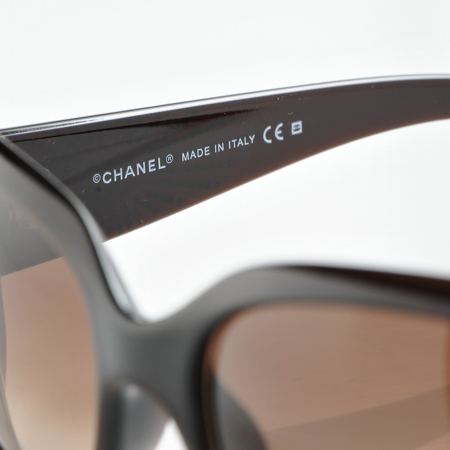 Chanel Crystal CC Logo Sunglasses 6026-B Brown 6 of 8