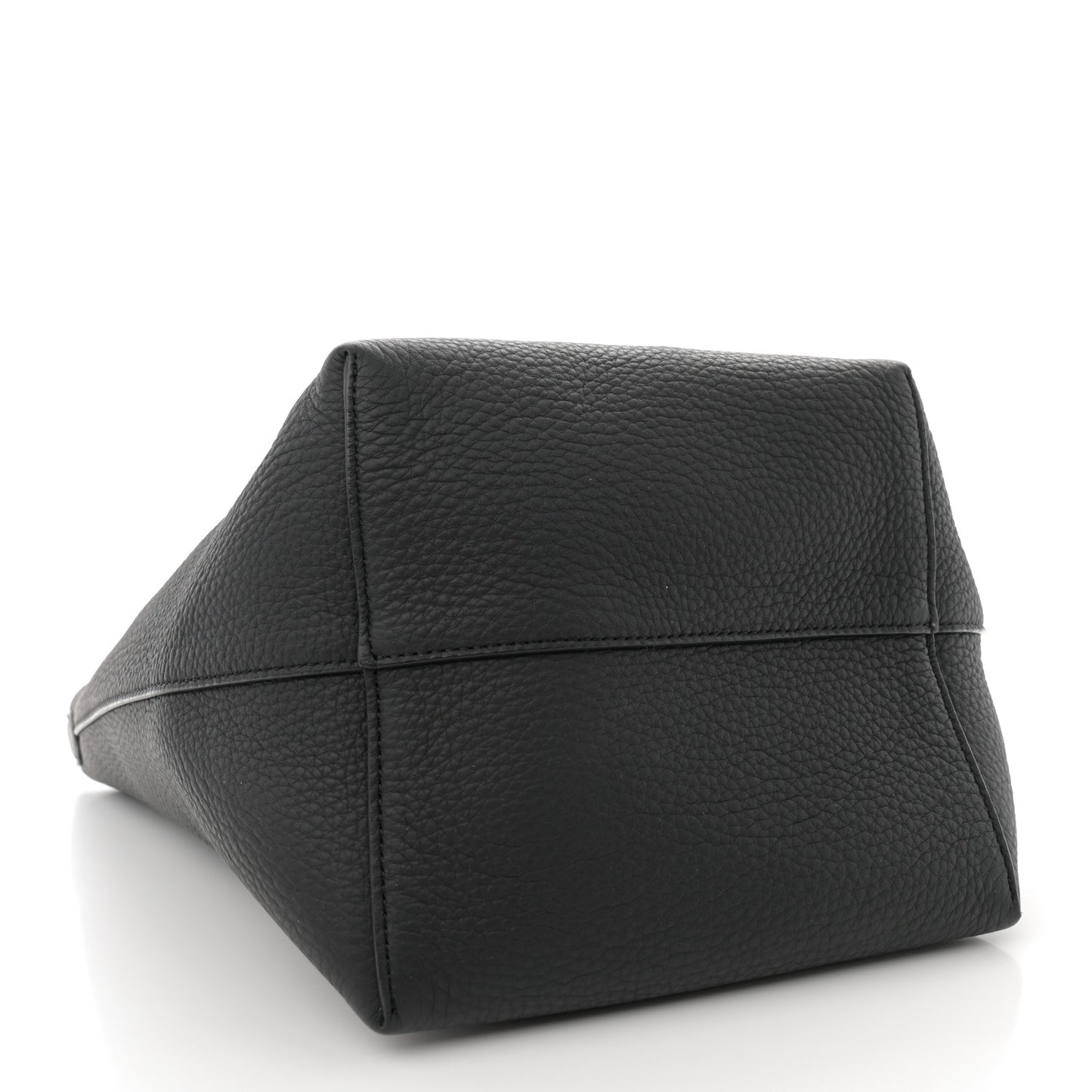 Grained Calfskin Medium N/S Park Tote Black