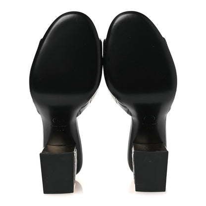 Chanel Lambskin Quilted CC Mules 40 Black 7 of 11