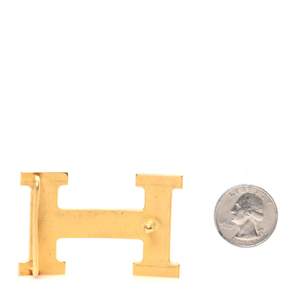 Hermes Polished 24mm H Belt Buckle Gold 2 of 4