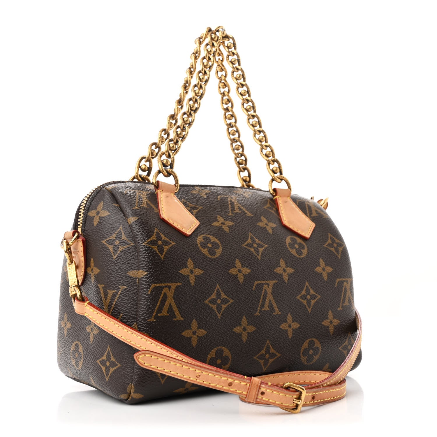 Louis Vuitton Monogram Chain Speedy 20 3 of 14