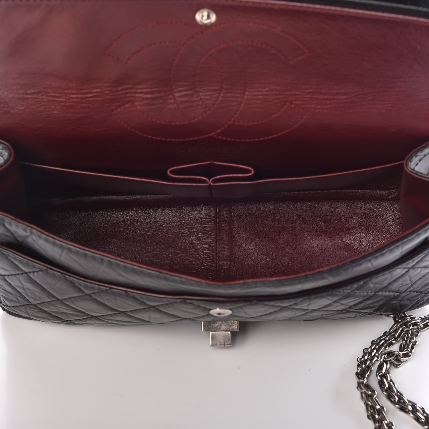 Chanel Aged Calfskin Quilted 2.55 Reissue 226 Flap Black 6 of 10