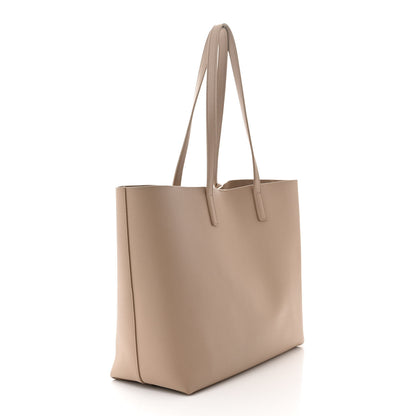 Saint Laurent Calfskin Large Shopping Tote Dark Beige 4 of 12
