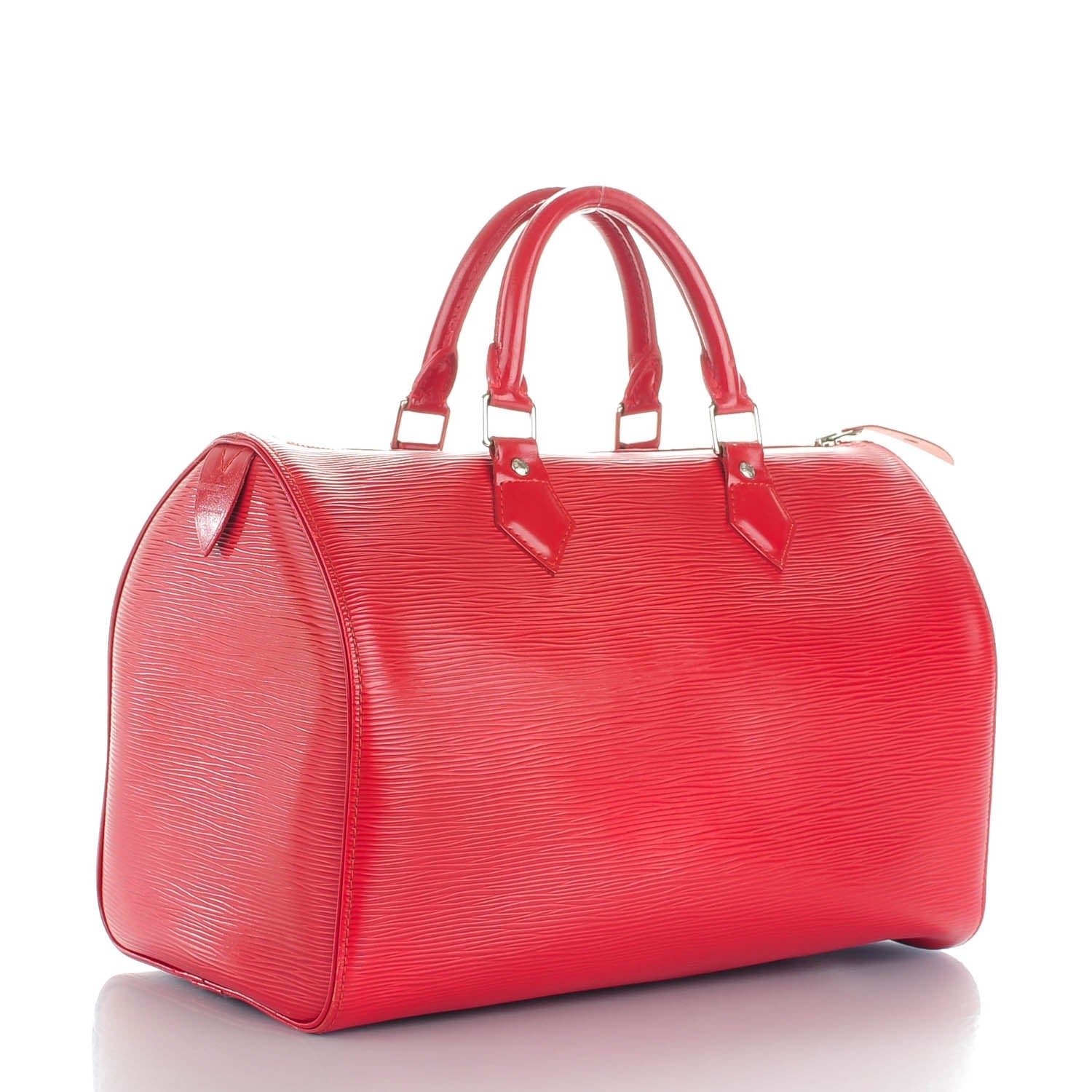 Louis Vuitton Epi Speedy 30 Rouge 3 of 8