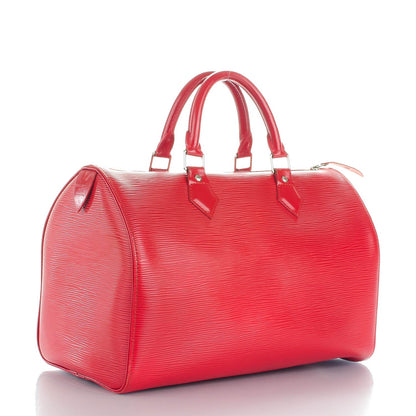 Louis Vuitton Epi Speedy 30 Rouge 3 of 8