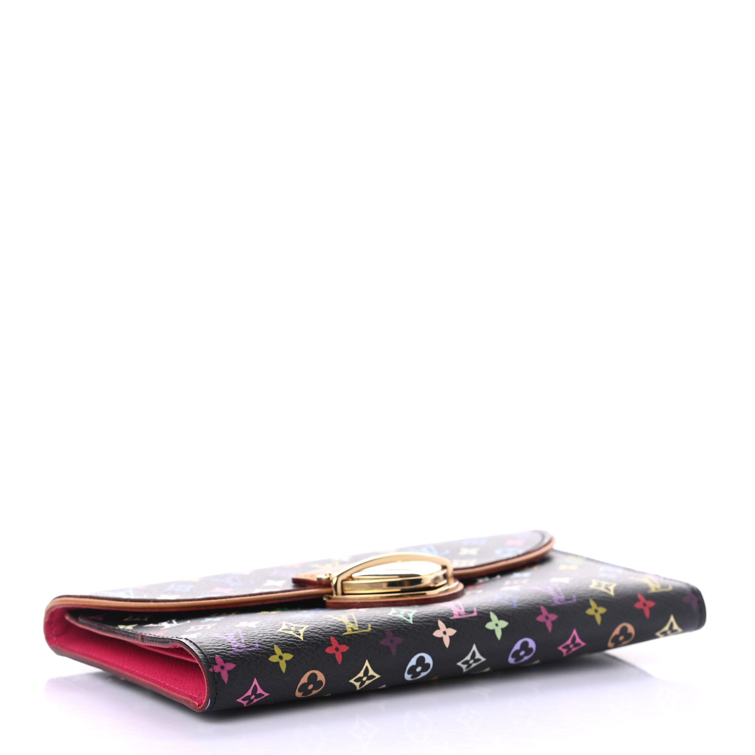 Louis Vuitton Monogram Multicolor Eugenie Wallet Black Grenade 4 of 7