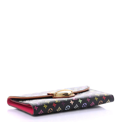 Louis Vuitton Monogram Multicolor Eugenie Wallet Black Grenade 4 of 7