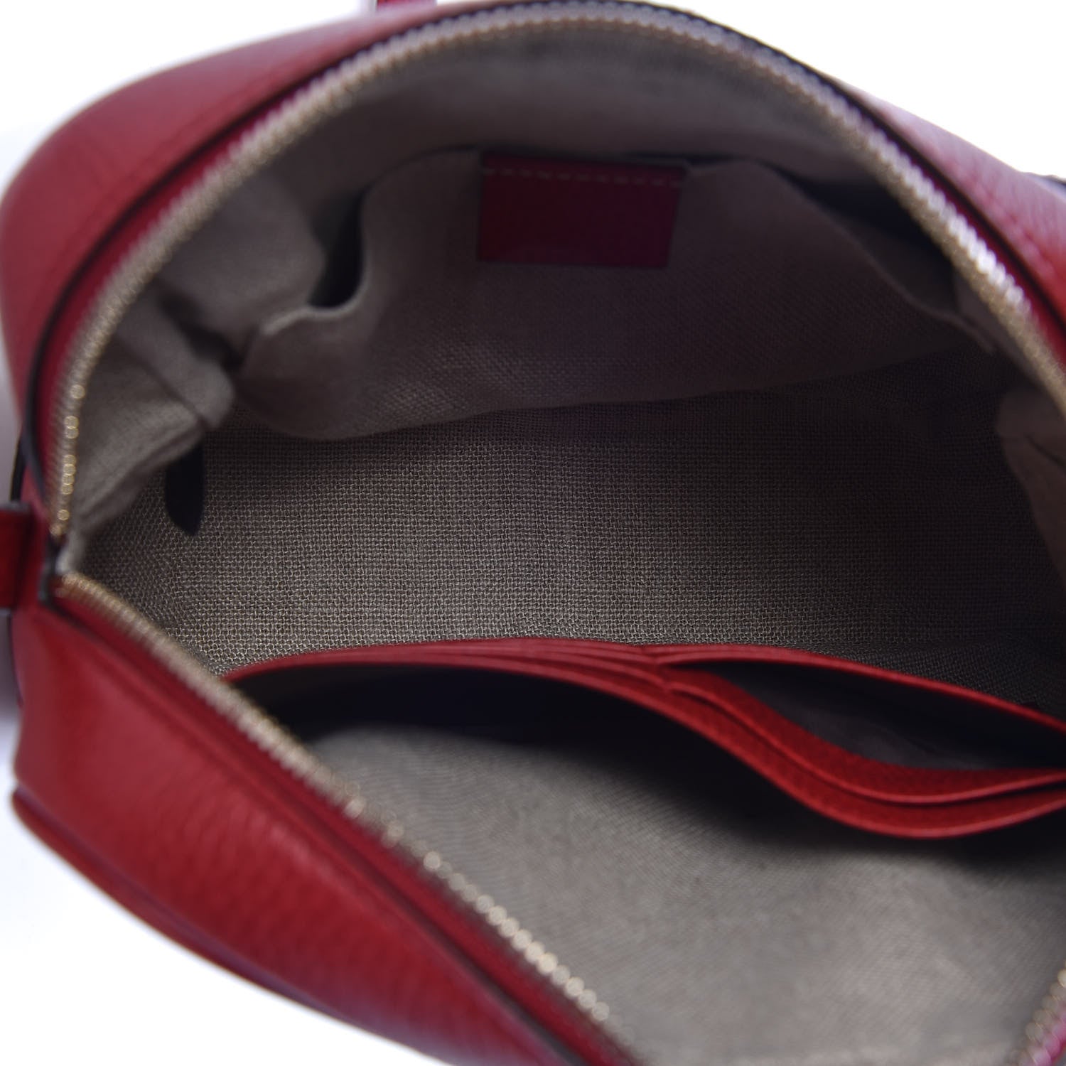 Gucci Monogram Mini Bree Messenger Bag Red 5 of 10