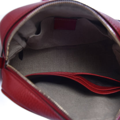 Gucci Monogram Mini Bree Messenger Bag Red 5 of 10