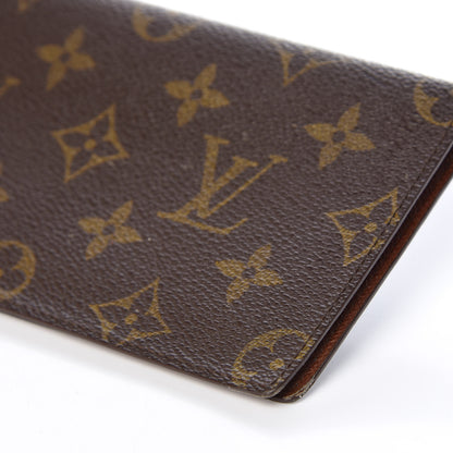 Louis Vuitton Monogram Simple Checkbook Holder Wallet 8 of 13