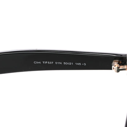 Tom Ford Clint Round Sunglasses TF537 Black 6 of 7