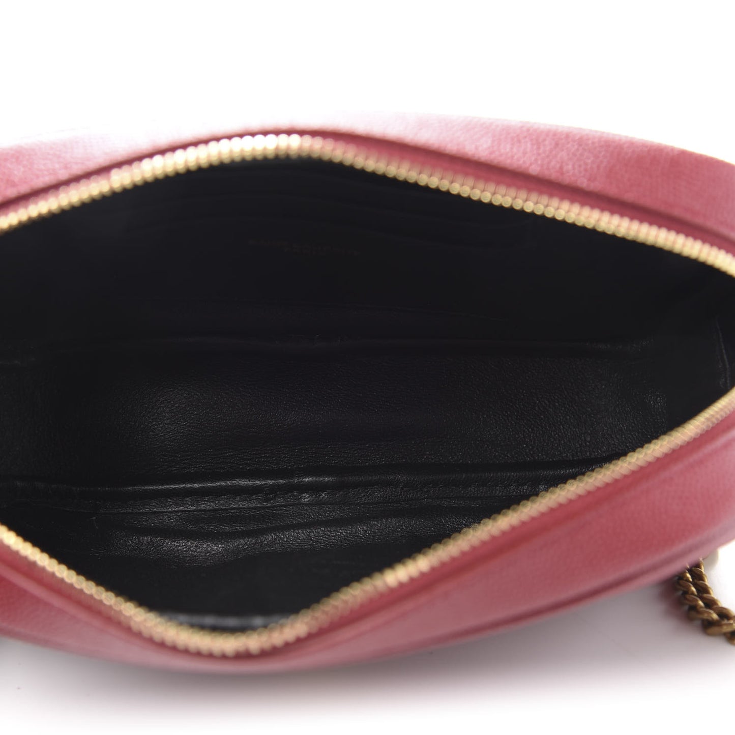 Grain De Poudre Matelasse Monogram Mini Lou Camera Bag Eros Red