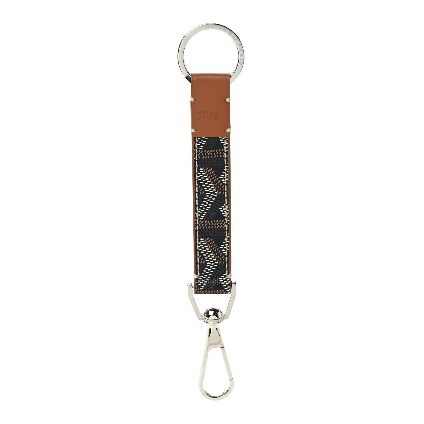 Goyardine Key Holder Black Gold