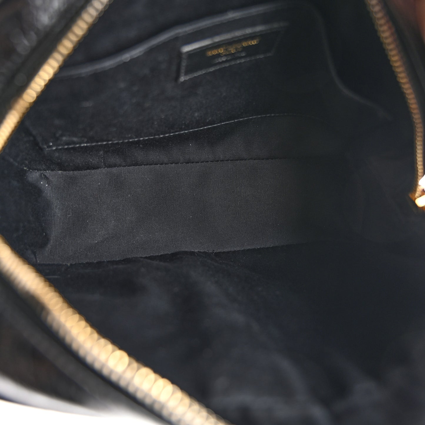 Tweed Calfskin Monogram Lou Camera Bag Black