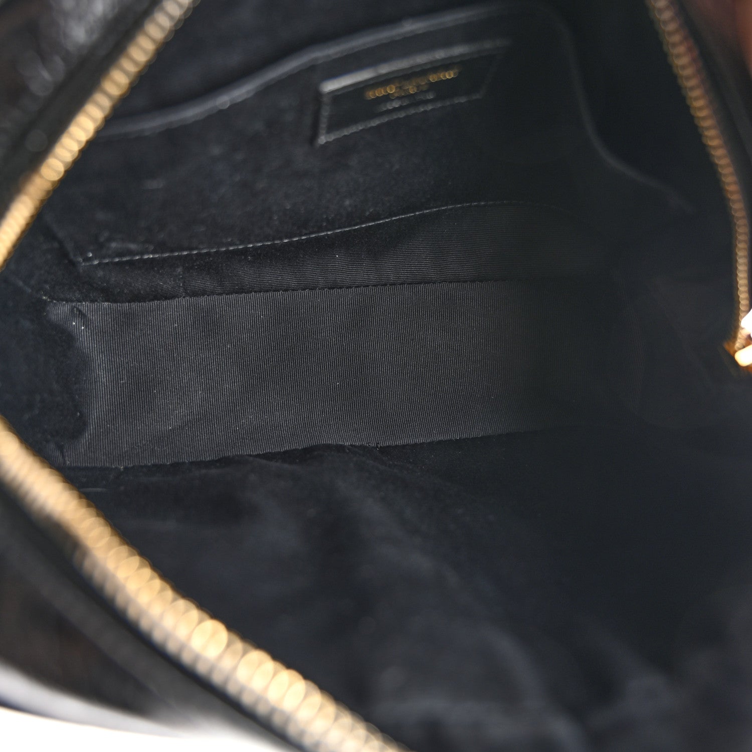Saint Laurent Tweed Calfskin Monogram Lou Camera Bag Black 4 of 9
