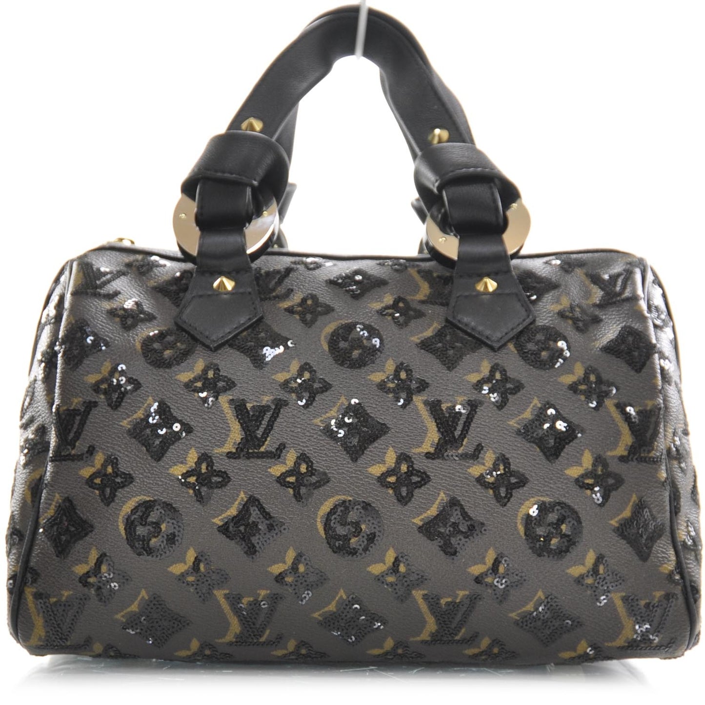 Monogram Sequins Eclipse Speedy 28 Black