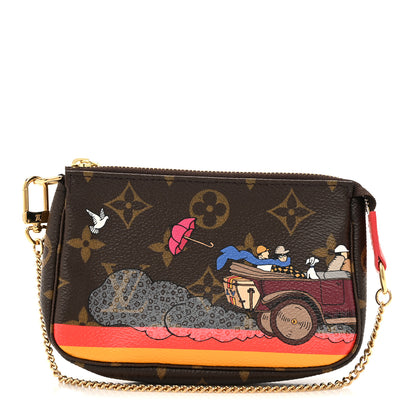 Louis Vuitton Monogram 2015 Christmas Animation Mini Pochette Accessories 1 of 8