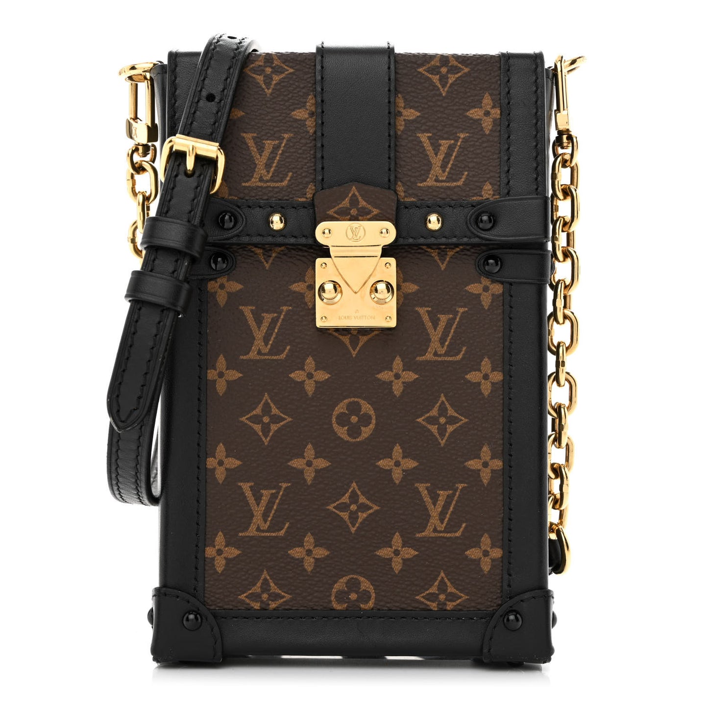 Monogram Pochette Trunk Verticale Black
