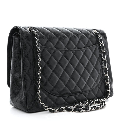 Chanel Caviar Quilted Maxi Double Flap Black 3 of 14