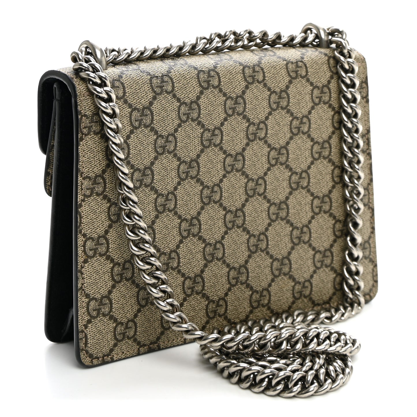 GG Supreme Monogram Mini Dionysus Shoulder Bag Black