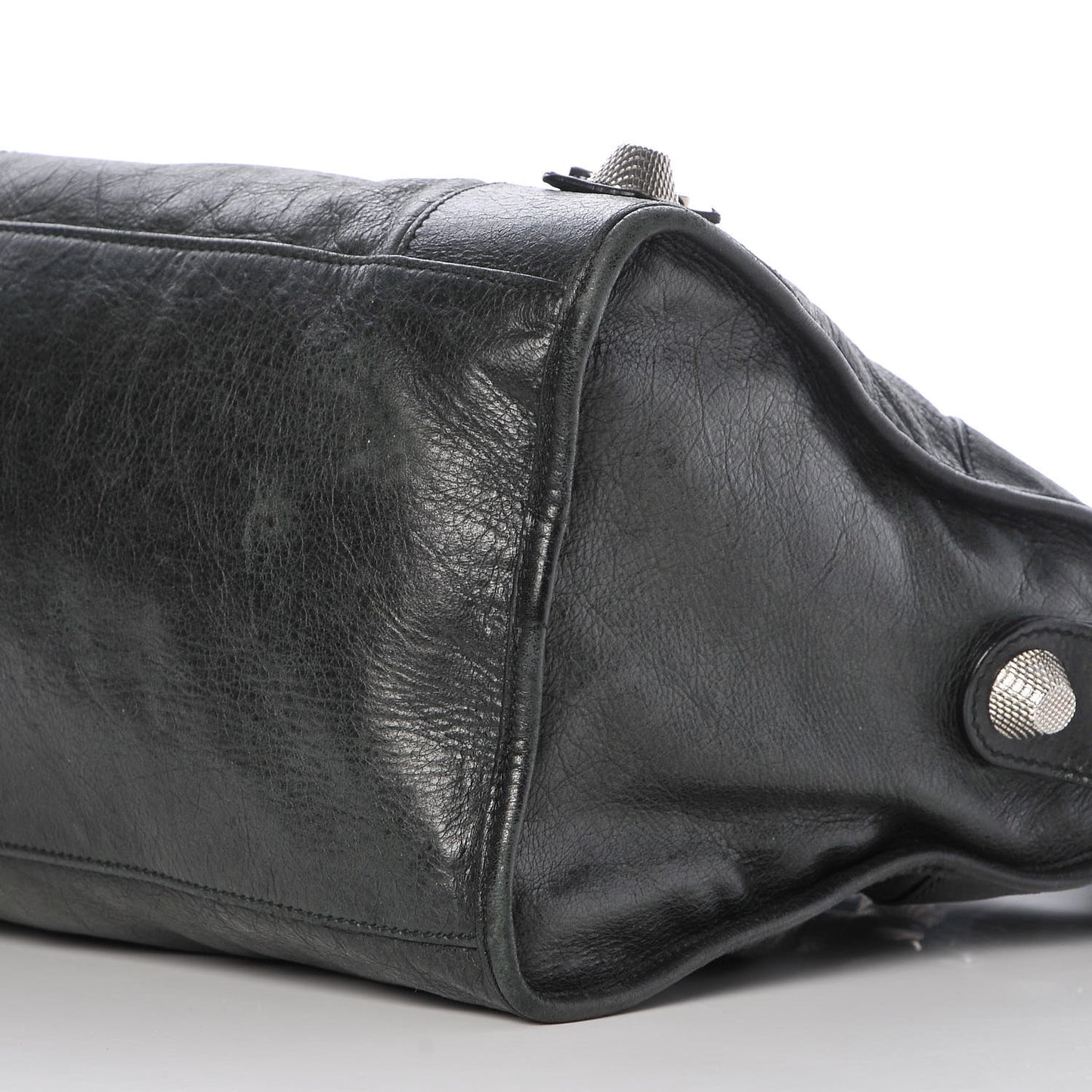 Agneau Giant 21 Silver Hardware Part Time Black