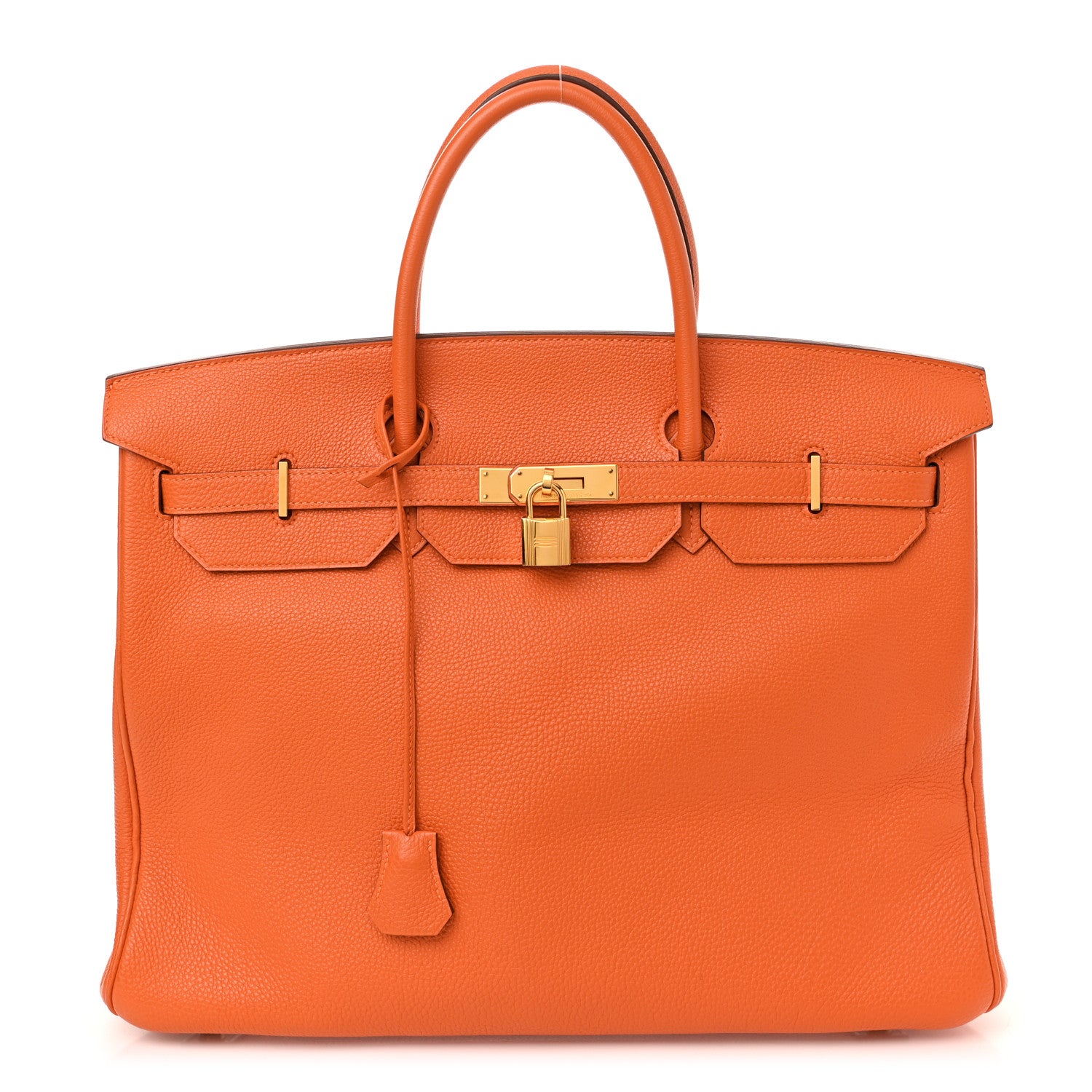Hermes Togo Birkin 40 Orange 1 of 12