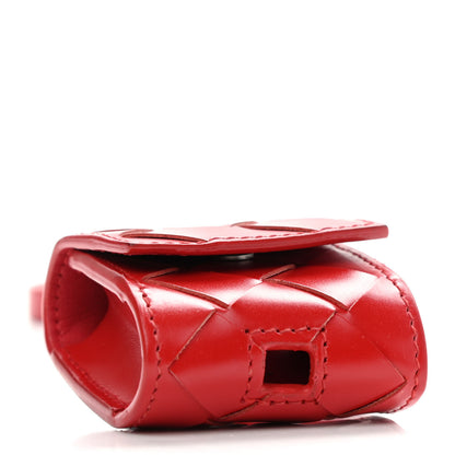 Bottega Veneta Nappa Maxi Intrecciato Airpods Case Red 4 of 8
