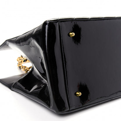 Chanel Patent Quilted Timeless CC Tote Black 6 of 9
