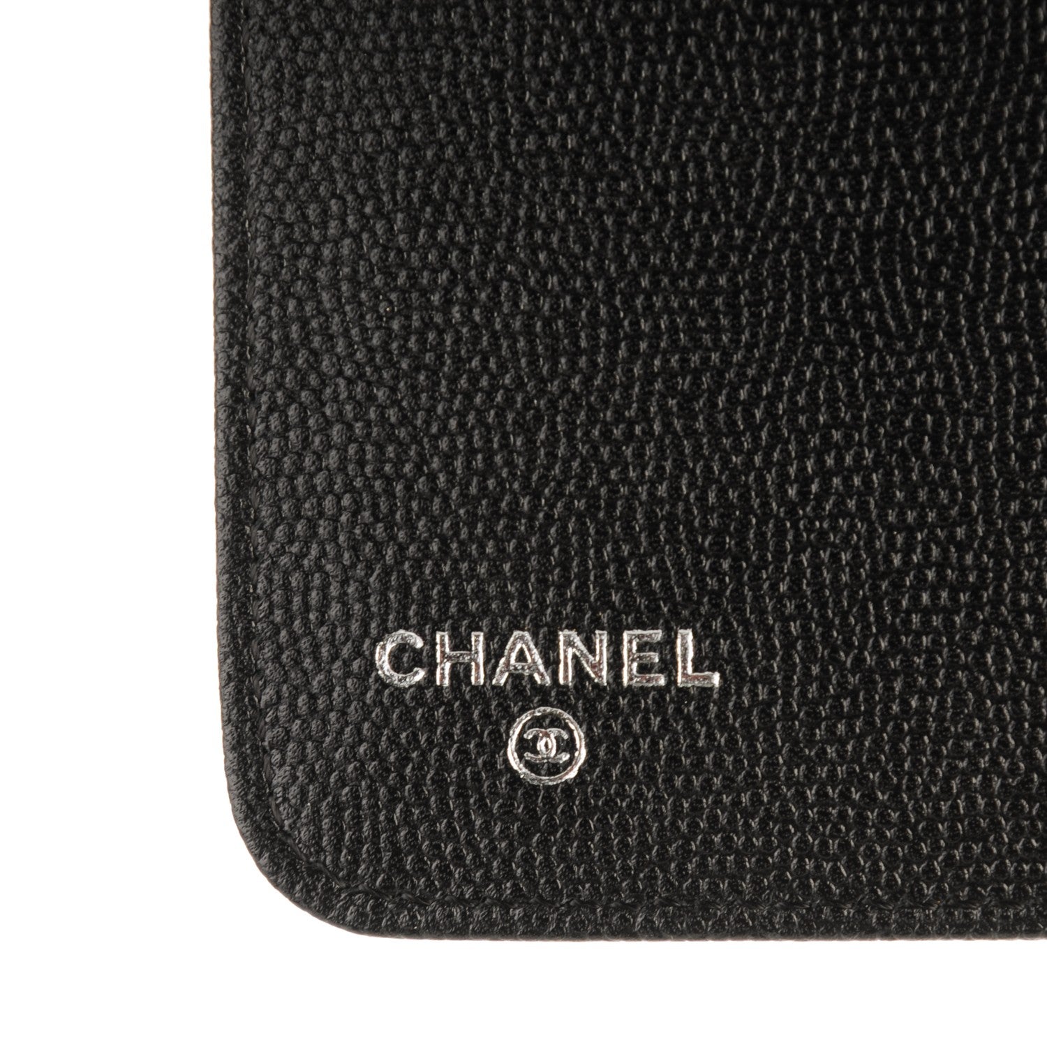 Chanel Caviar Sevruga iPad Case Black 6 of 7