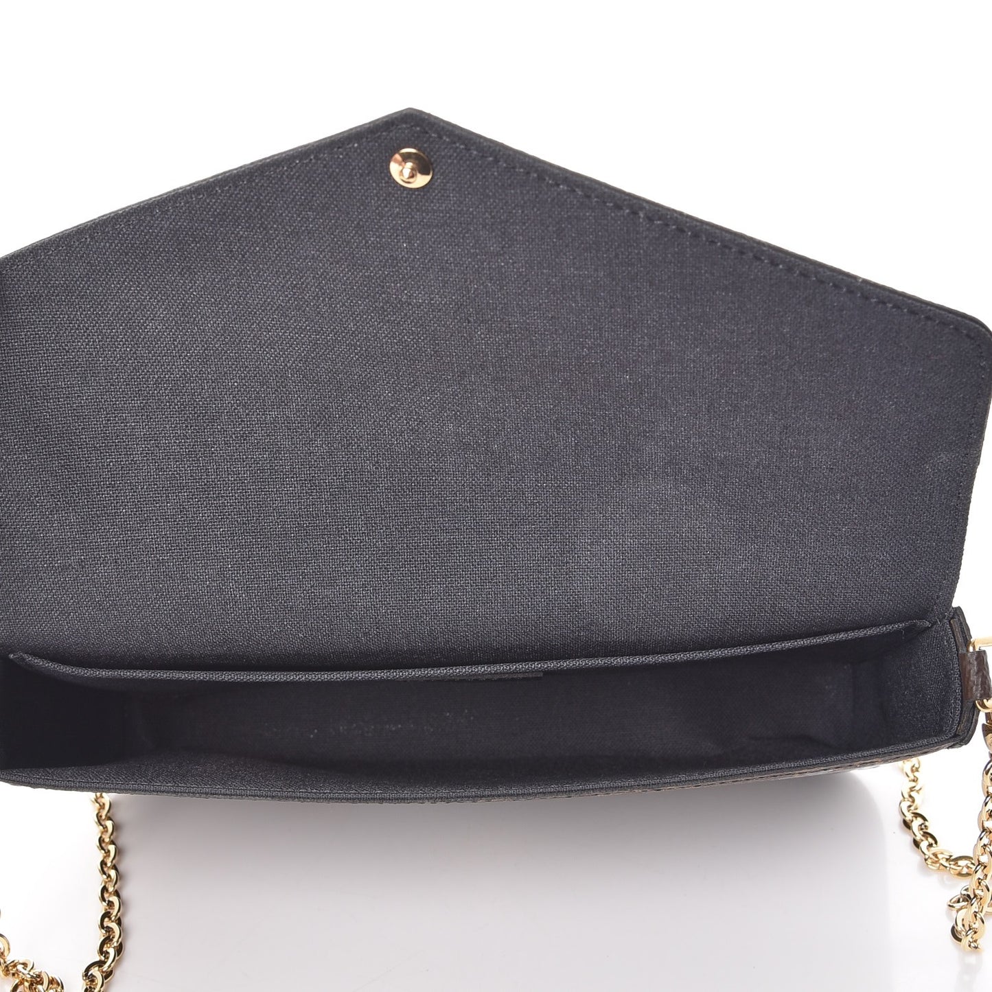 Monogram Blossom Pochette Felicie Chain Wallet Black
