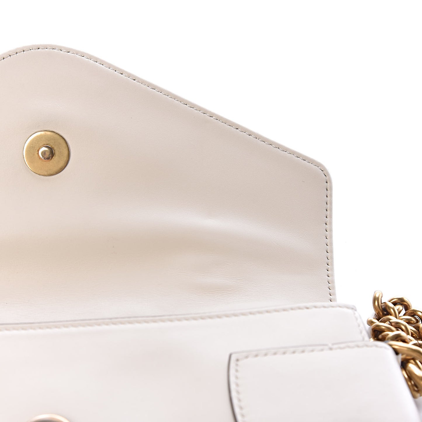 Nappa Pearl Studded Mini Queen Margaret Broadway Shoulder Bag Mystic White
