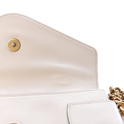 Gucci Nappa Pearl Studded Mini Queen Margaret Broadway Shoulder Bag Mystic White 10 of 17
