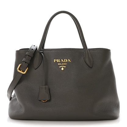 Prada Vitello Daino Shopping Tote Marmo 1 of 9