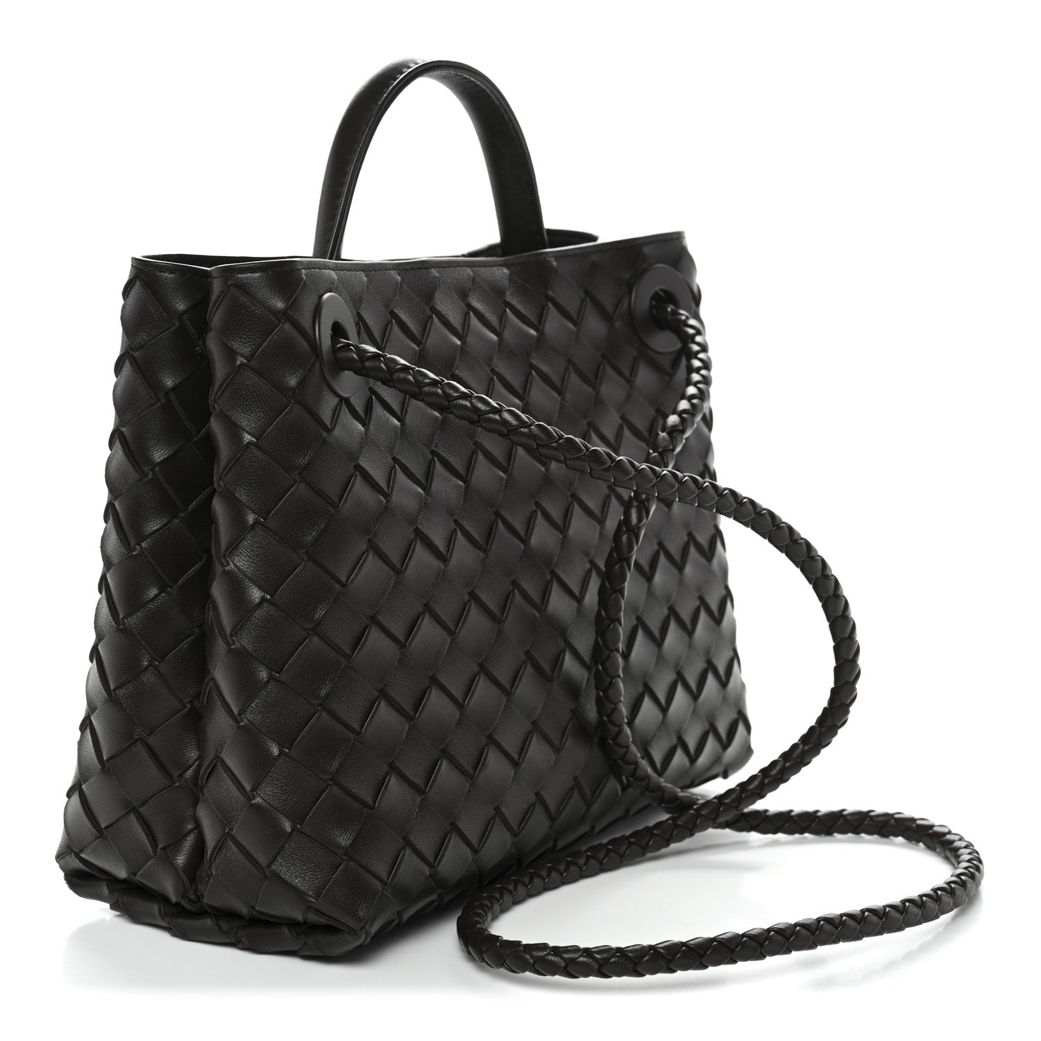 Bottega Veneta Nappa Intrecciato Small Andiamo Shoulder Bag Fondant 3 of 9