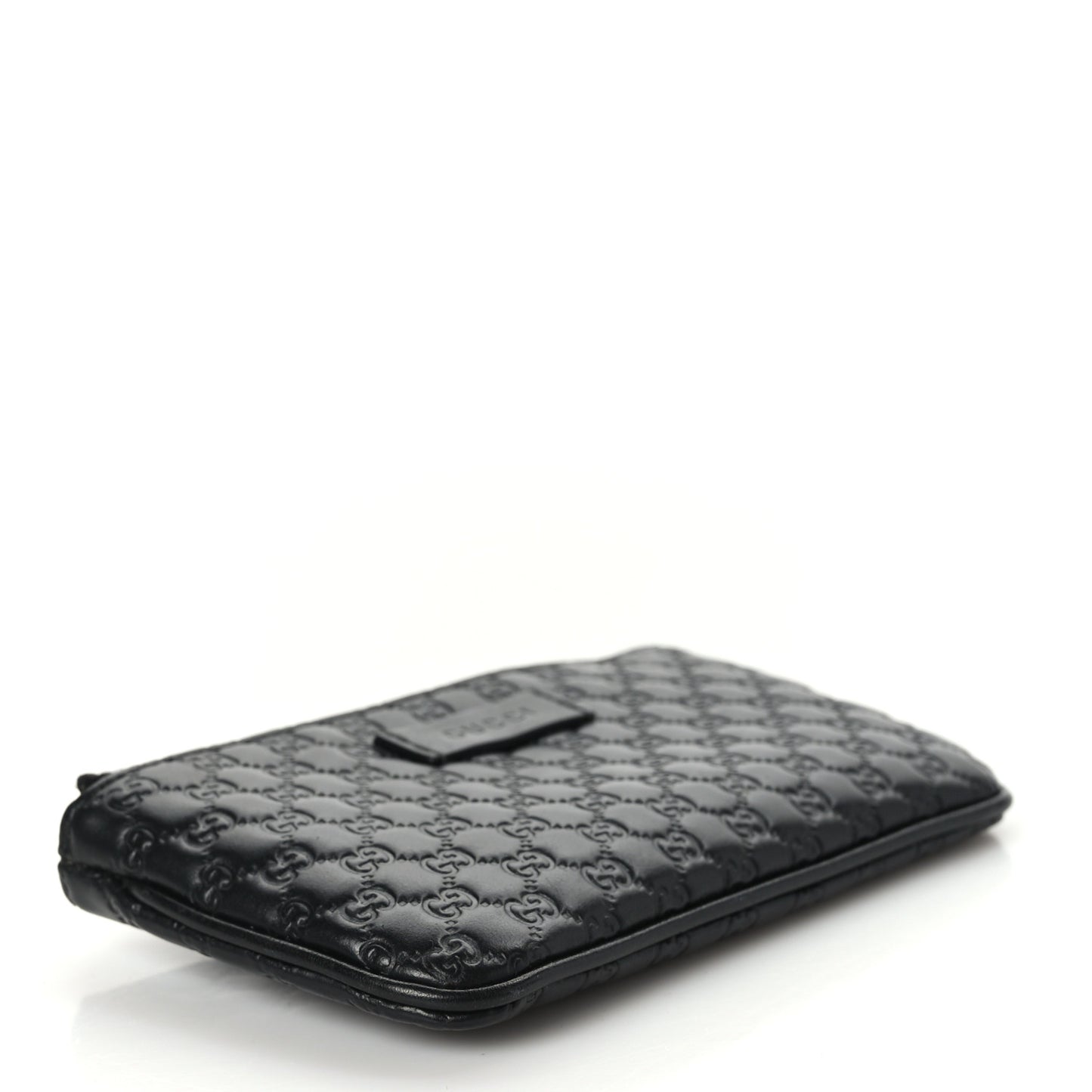 Microguccissima Key Ring Coin Case Black