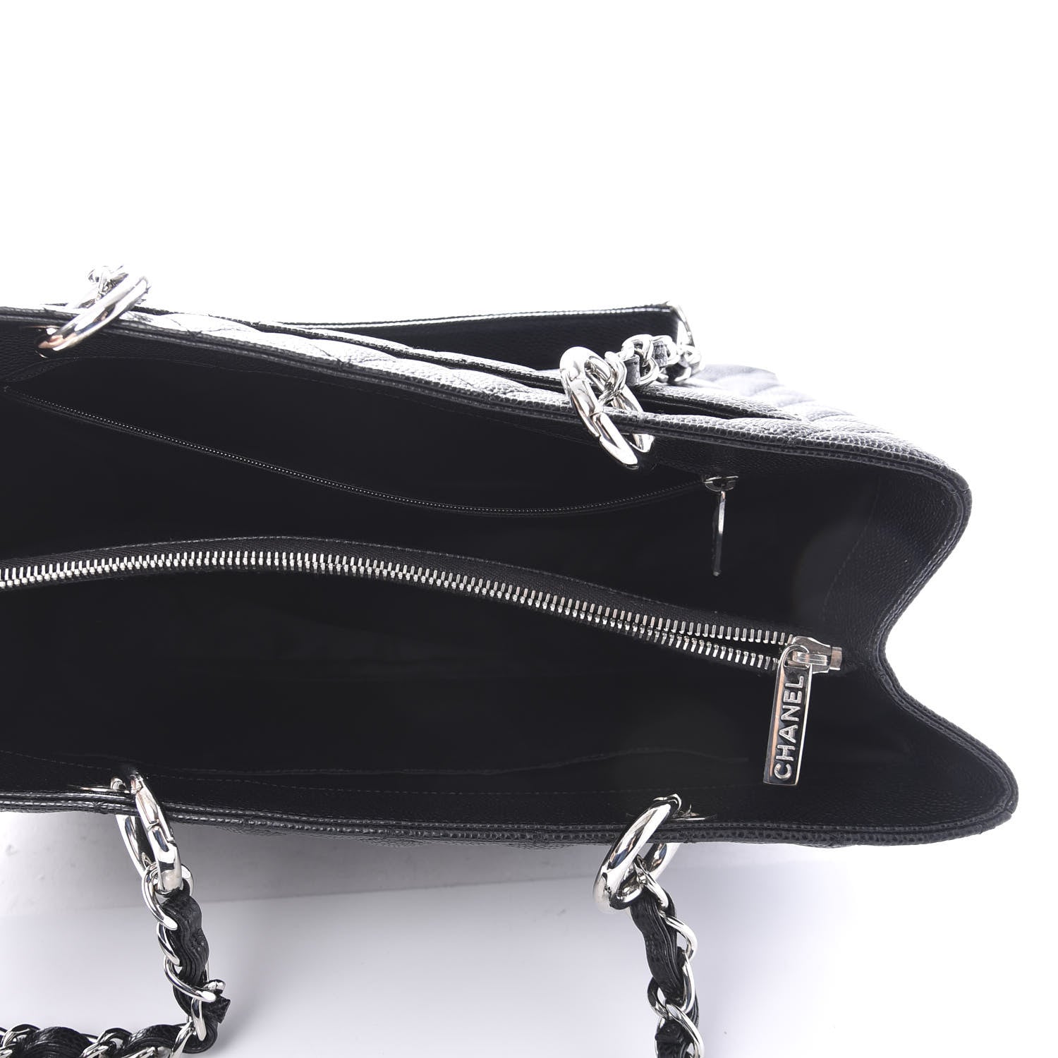 Chanel Caviar Quilted Grand Shopping Tote GST Black 5 of 11