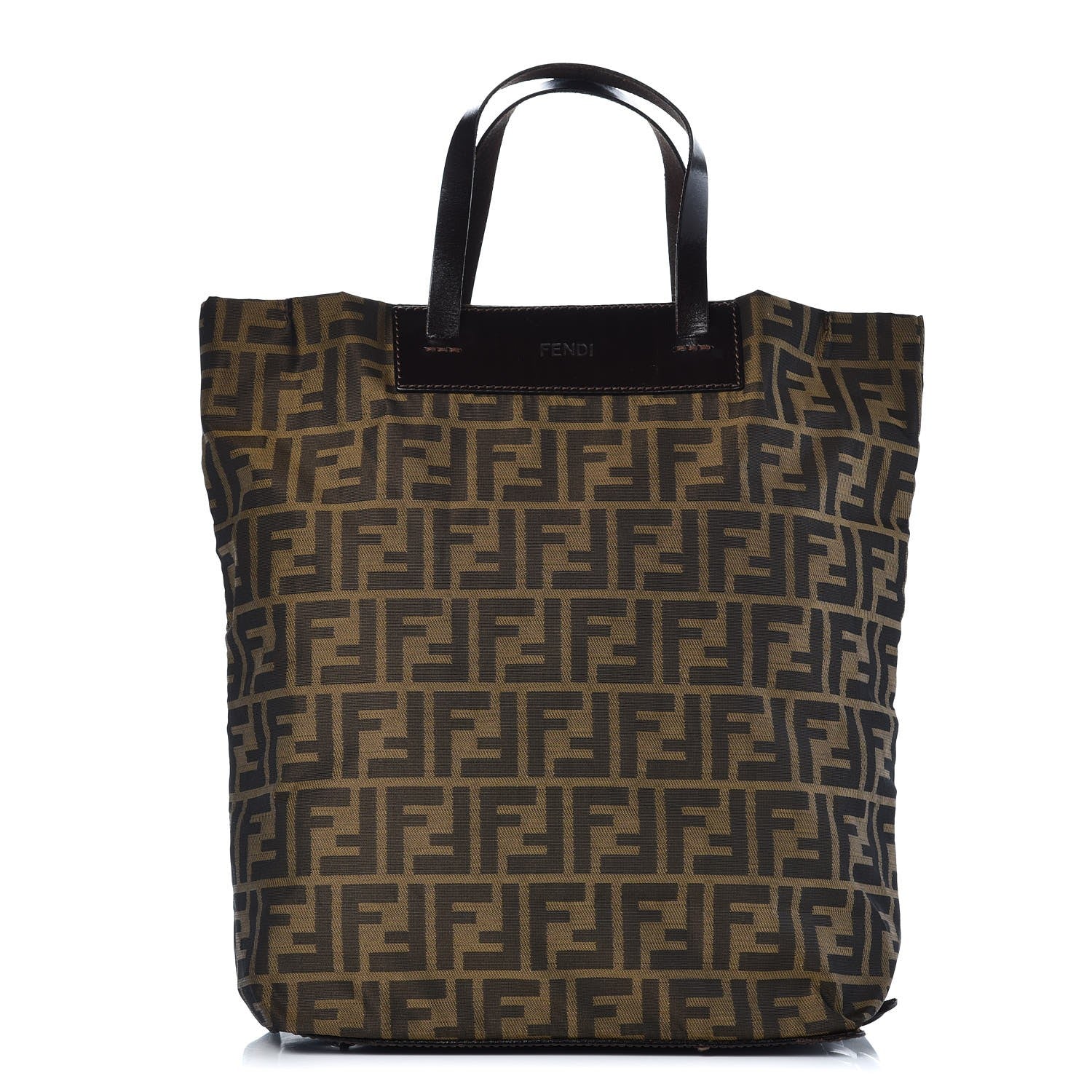 Fendi Zucca Shopper Tote Tobacco 1 of 12