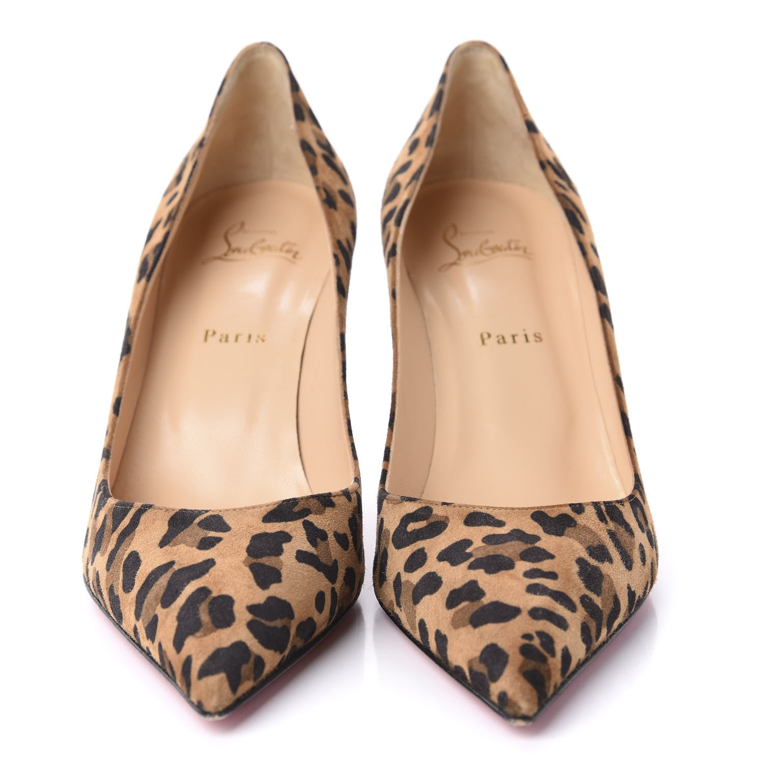 Christian Louboutin Veau Velours Clare 80 Pumps 40 Caramel 2 of 9