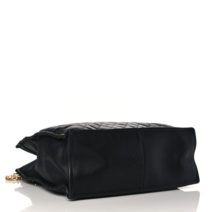 Chanel Calfskin Quilted Large Boy Tote Black 3 of 13