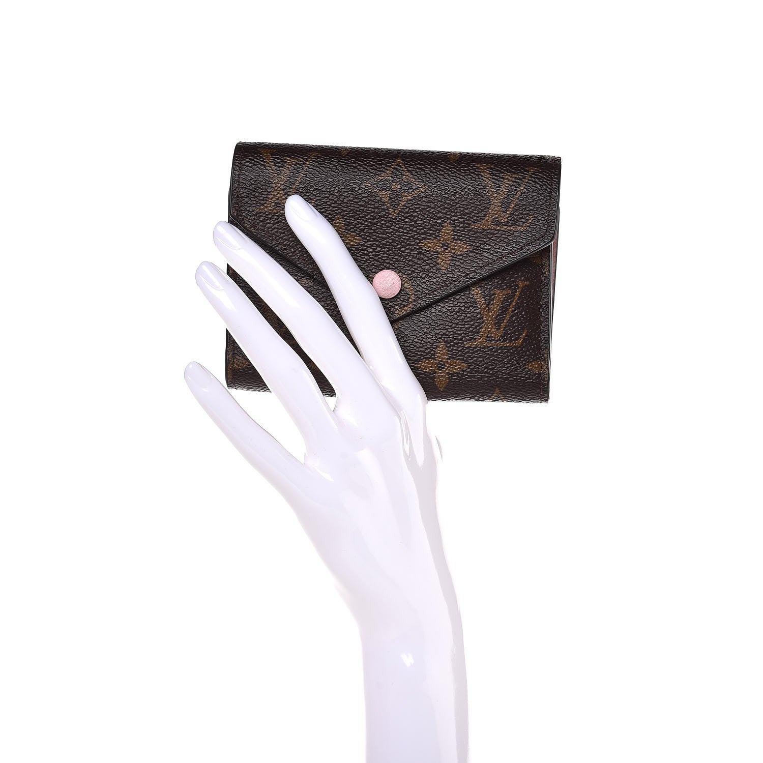 Louis Vuitton Monogram Victorine Wallet Rose Ballerine 2 of 9